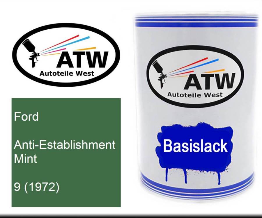 Ford, Anti-Establishment Mint, 9 (1972): 500ml Lackdose, von ATW Autoteile West.